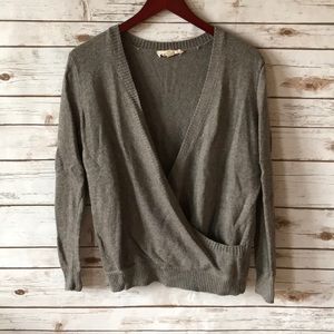 VICI COLLECTION • WRAP SWEATER